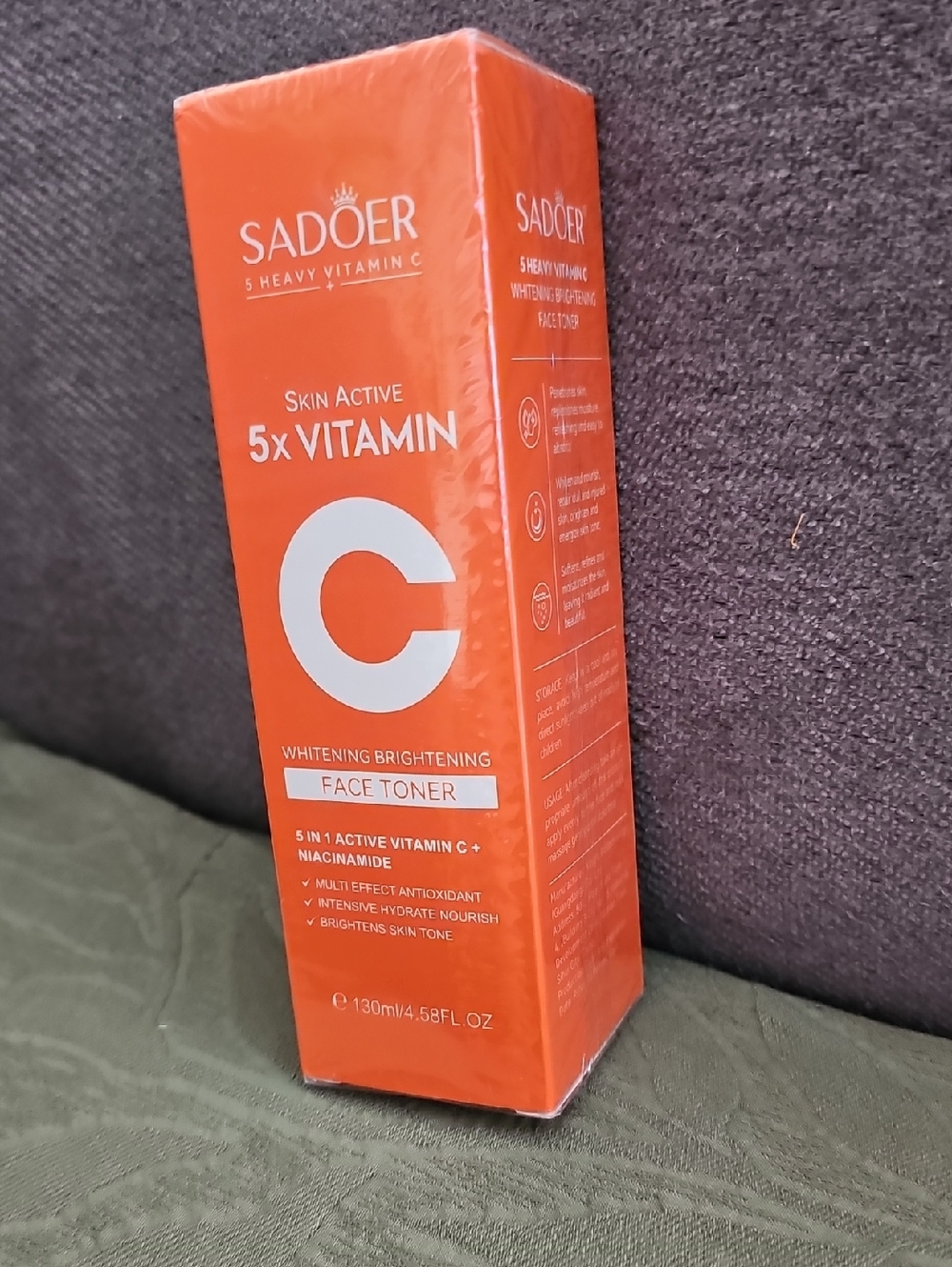 Skin Active 5x Vitamin C Whitening Brightening Face Toner - Orange